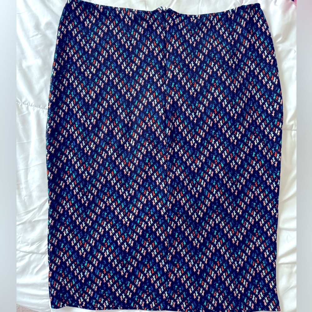 Saks OFF 5TH Bobeau Chevron Pencil Skirt Size:XL